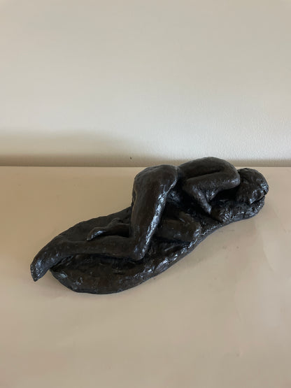 Plaster Sculpture of Resting Nude