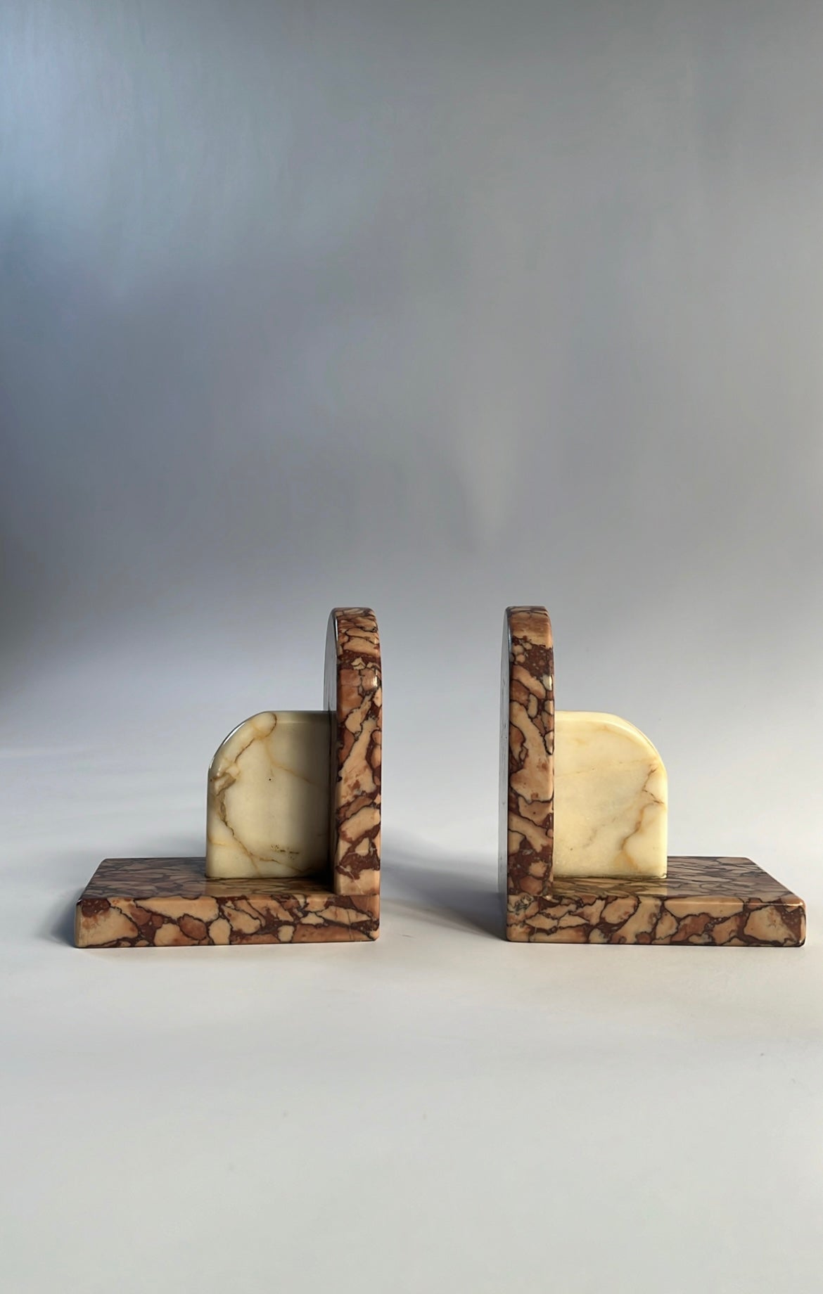 Pair of Art Deco Marble Book Ends