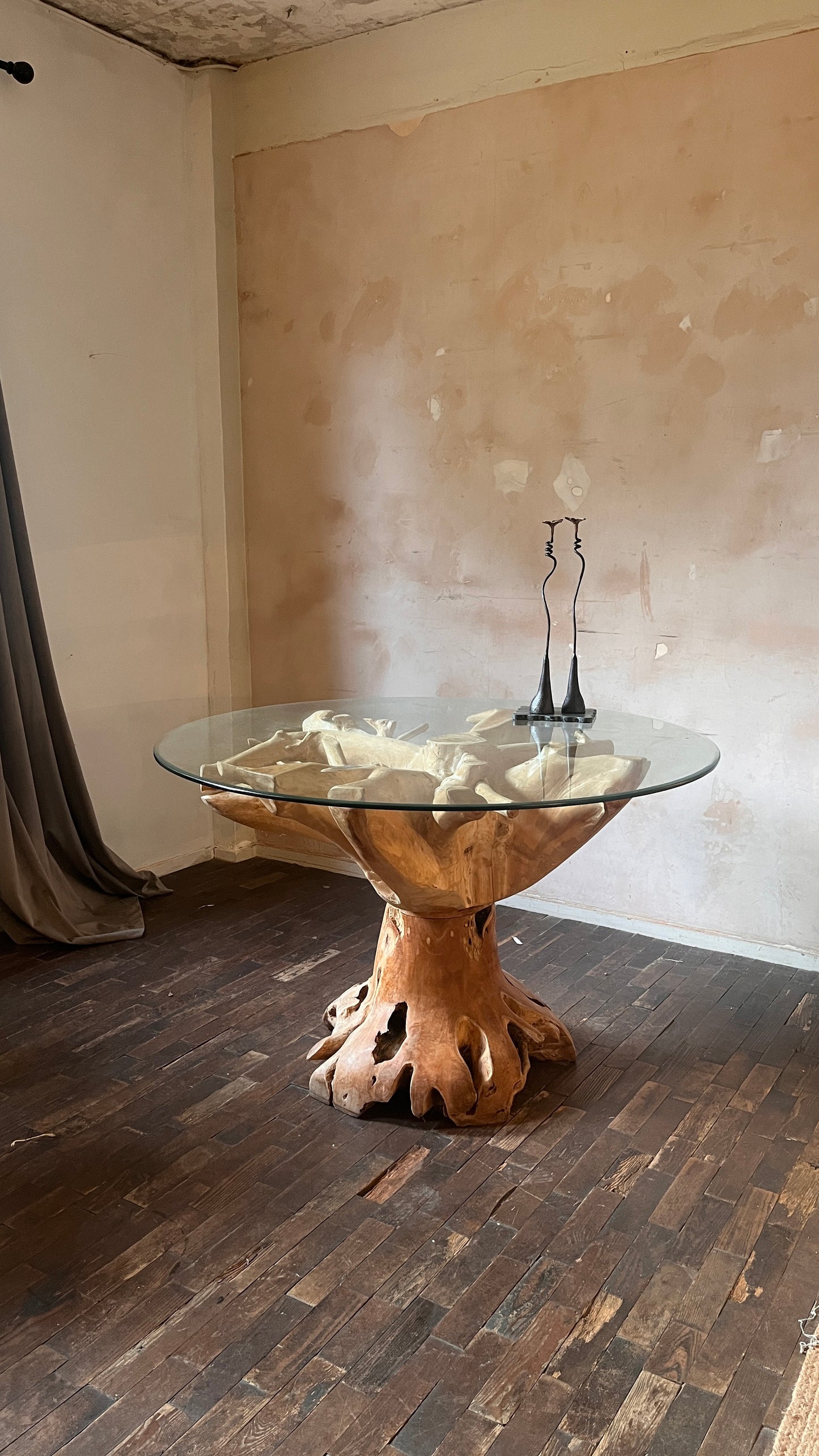 Reclaimed Tree Root Table