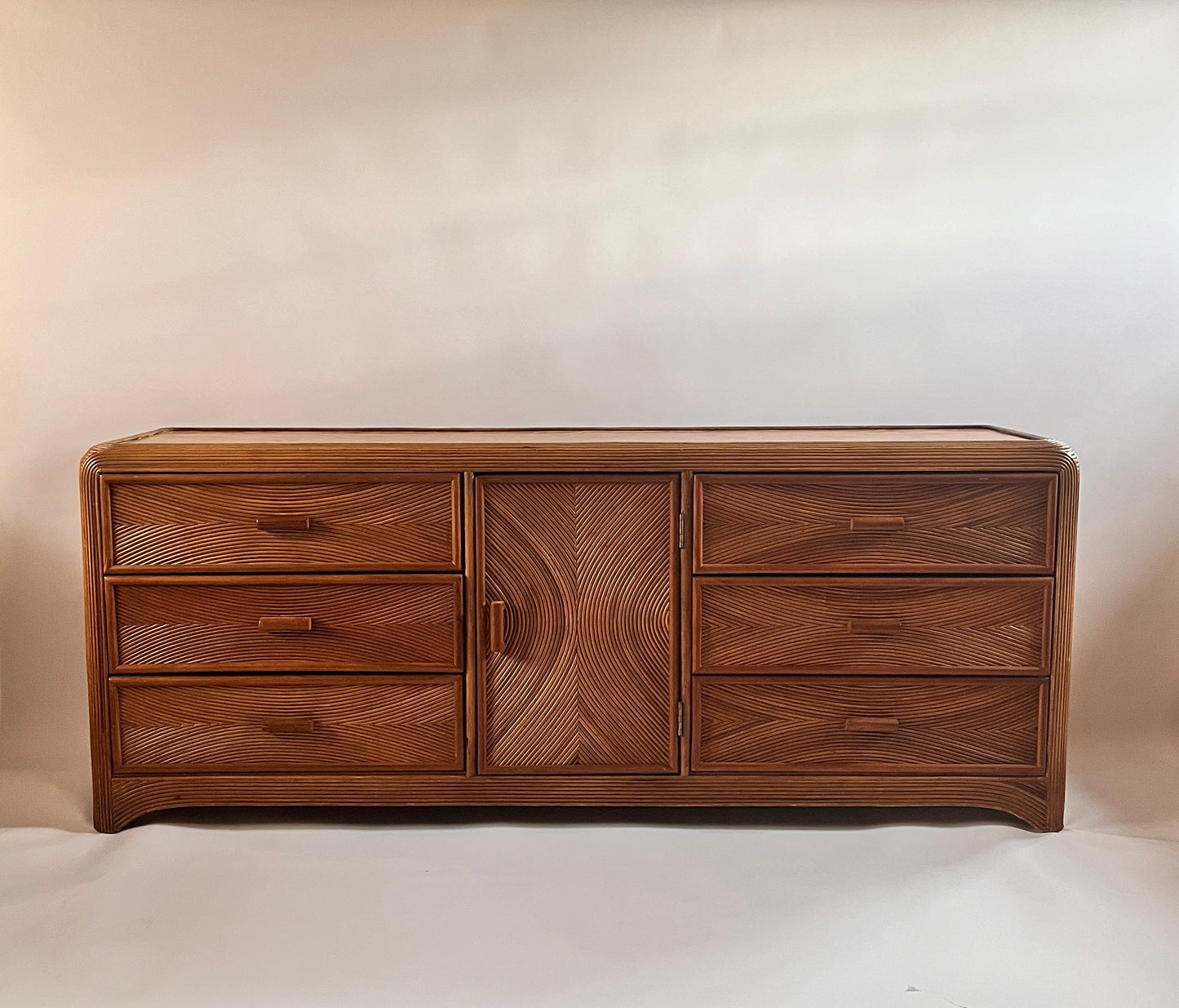 Vintage American Pencil Reed Sideboard.