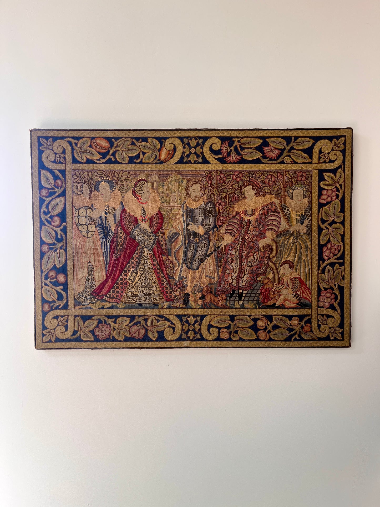 Antique French Tapestry Panel