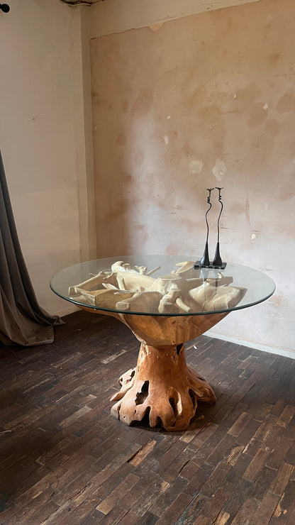 Reclaimed Tree Root Table