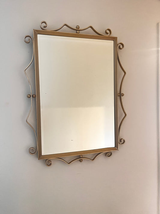 Mid-century Decorative French Wall Mirror