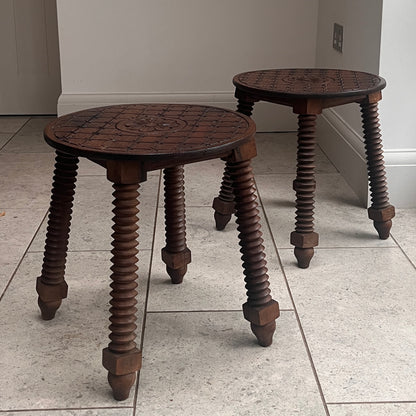 Antique Basque Stool