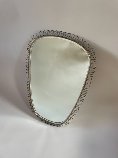 Mid-Century Brass Mirror. Joseph Frank