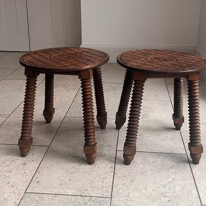 Antique Basque Stool