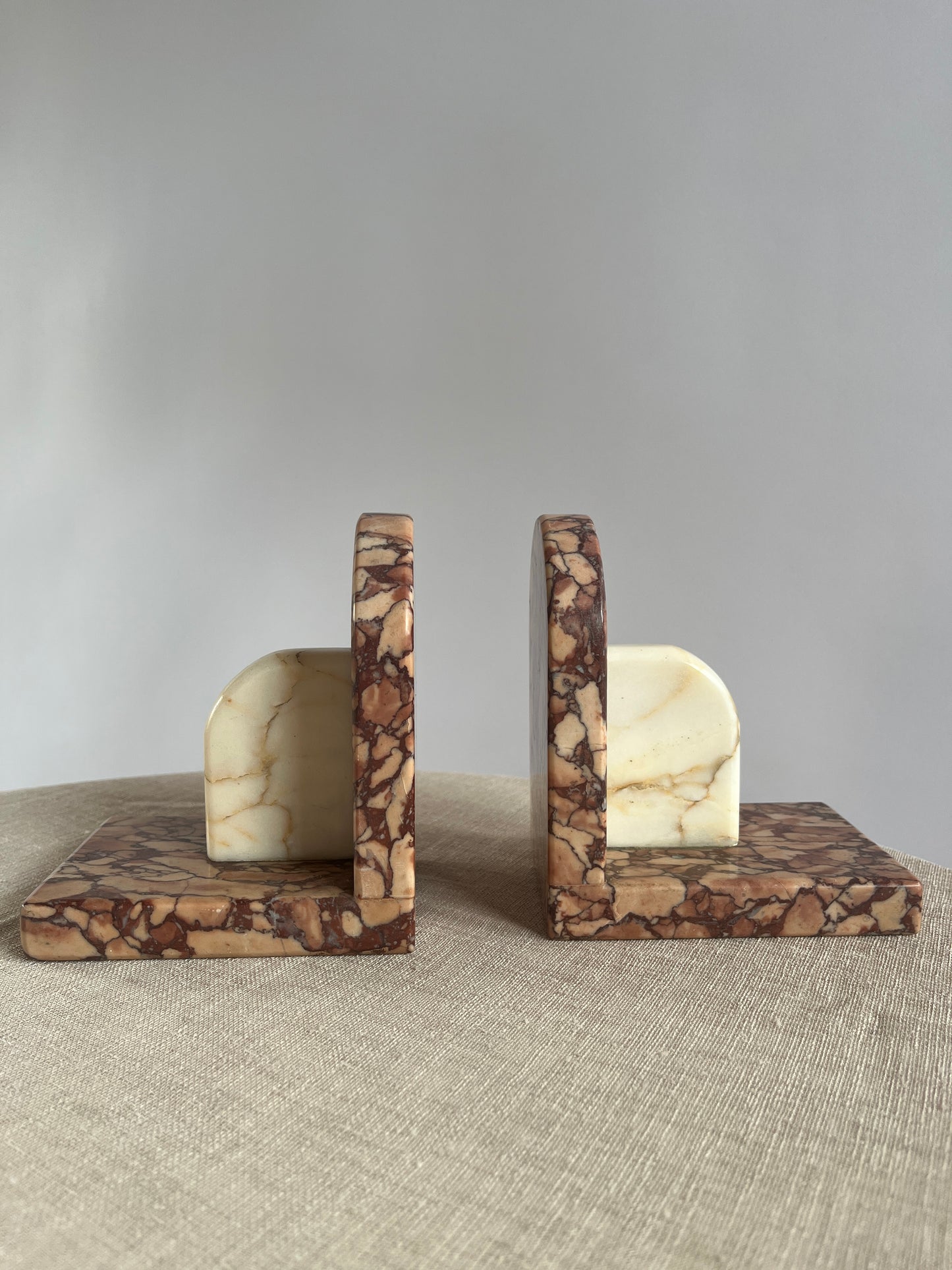 Pair of Art Deco Marble Book Ends