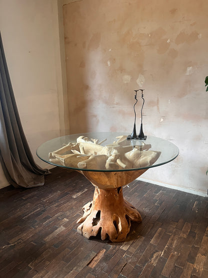 Reclaimed Tree Root Table