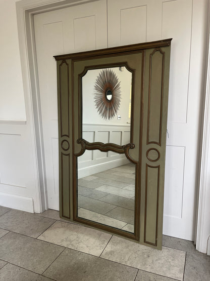 Large Antique French Trumeau Mirror