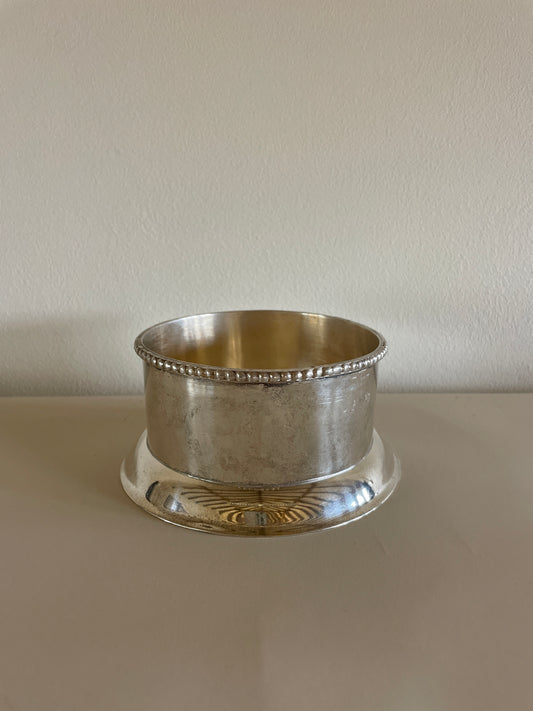 Vintage Silver Plate Wine Coasters/Champagne Coasters