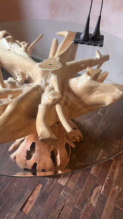 Reclaimed Tree Root Table