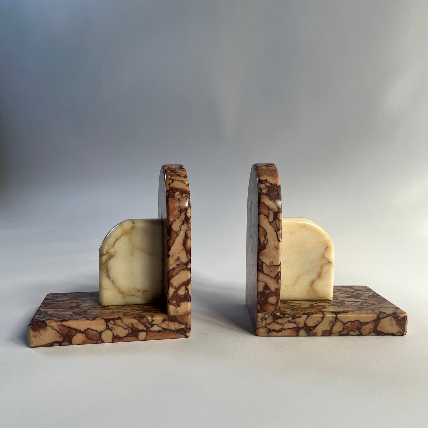 Pair of Art Deco Marble Book Ends