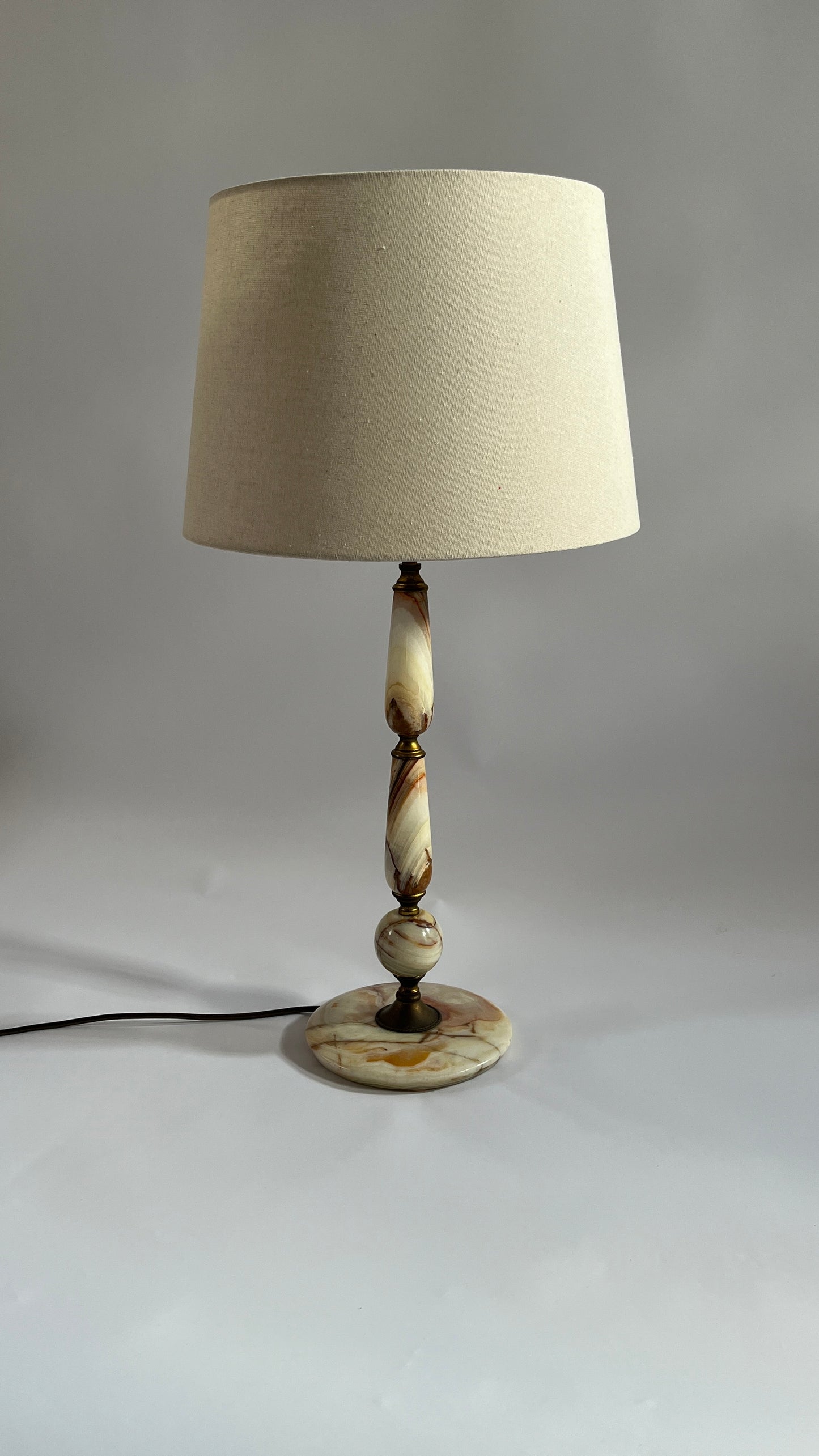 Vintage Onyx Table Lamp