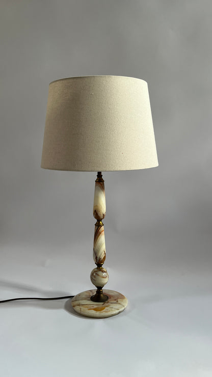 Vintage Onyx Table Lamp