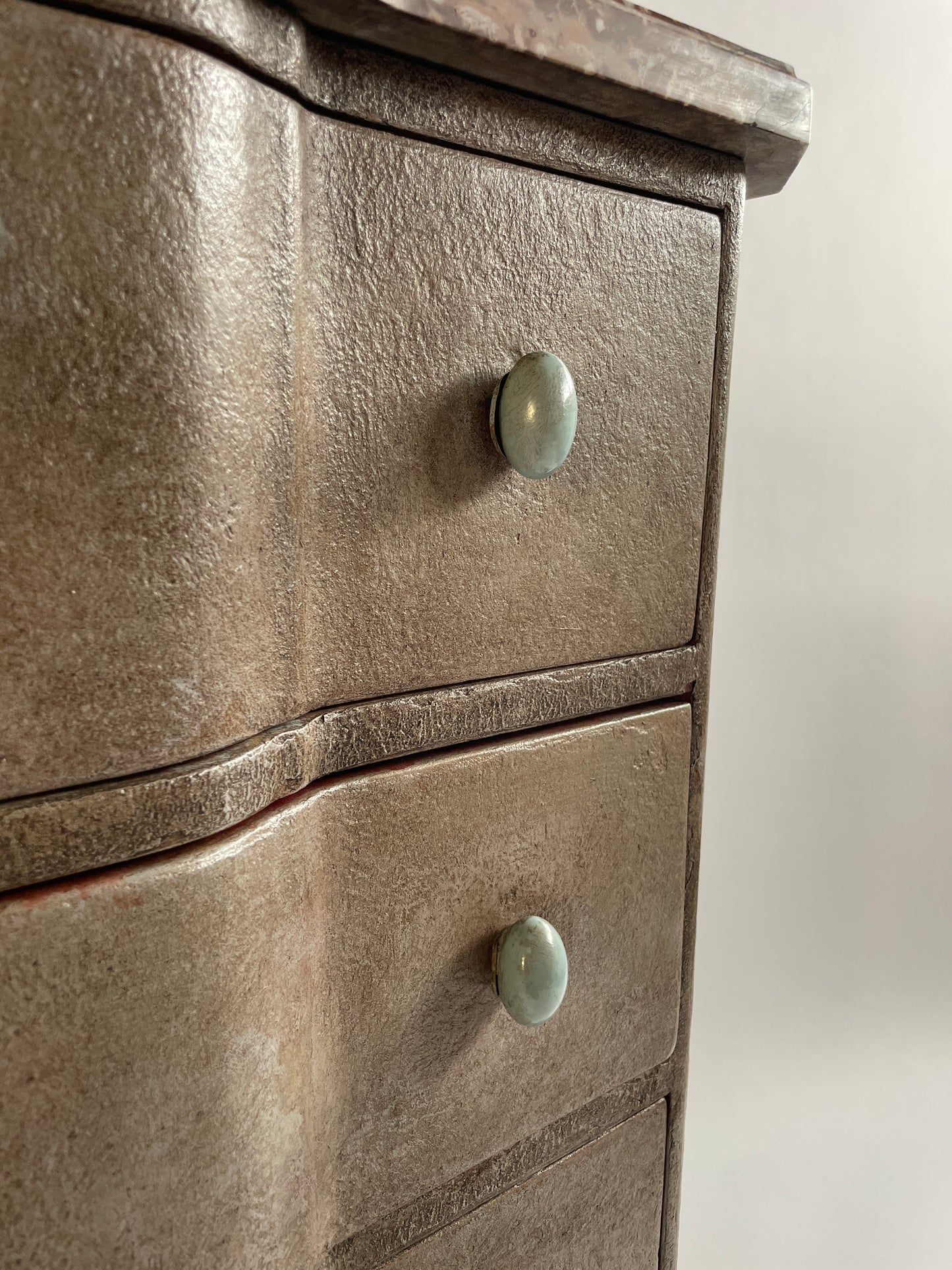 19th Century French Marble Topped Chest