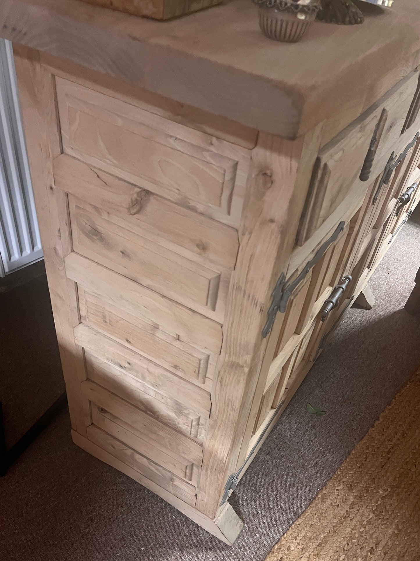 Antique Limed Oak Sideboard