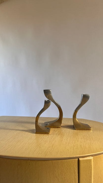 Trio of Mid-Century Alfonso Marquez Candleholders