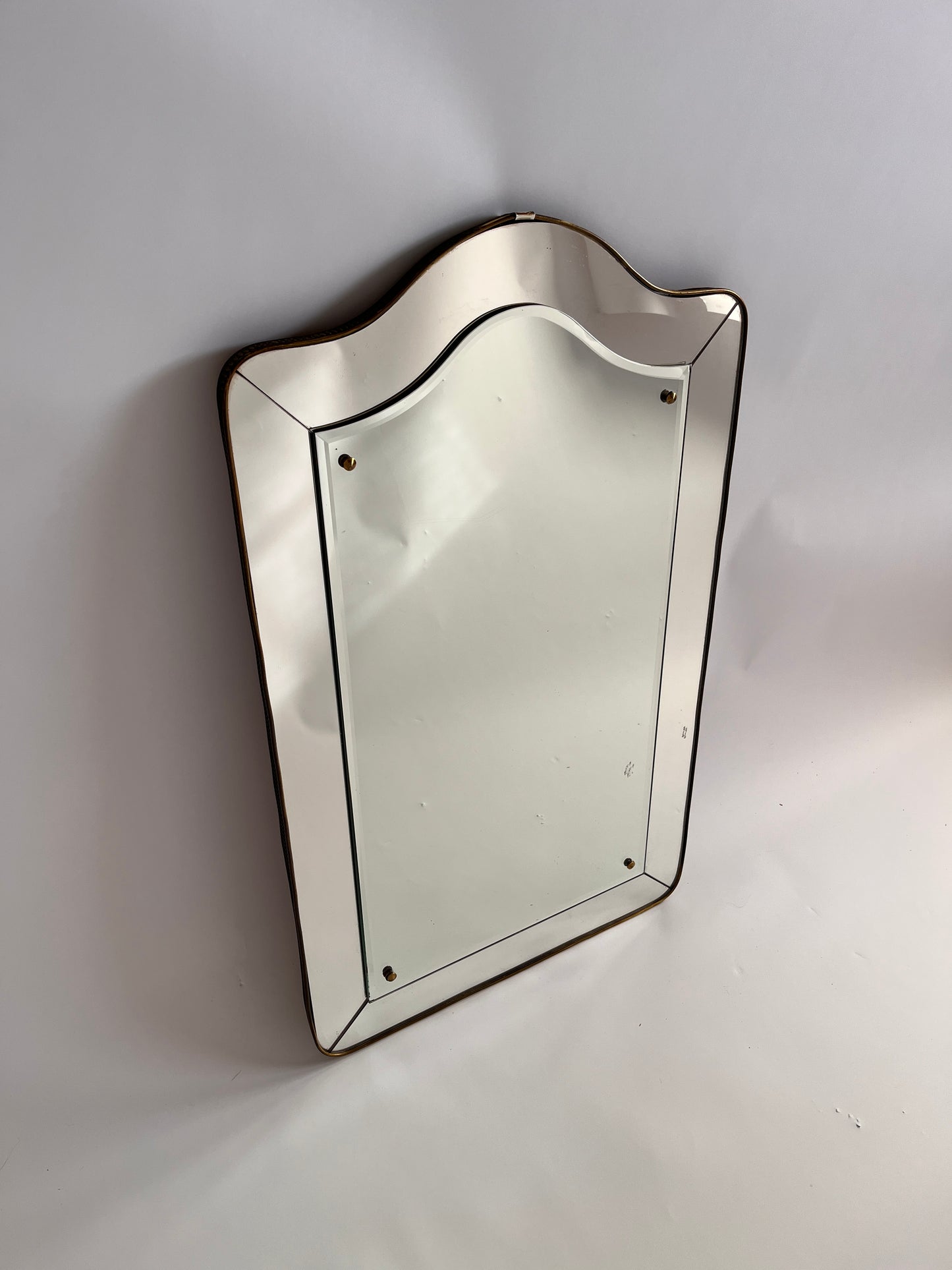 Large Mid-Century Italian Mirror