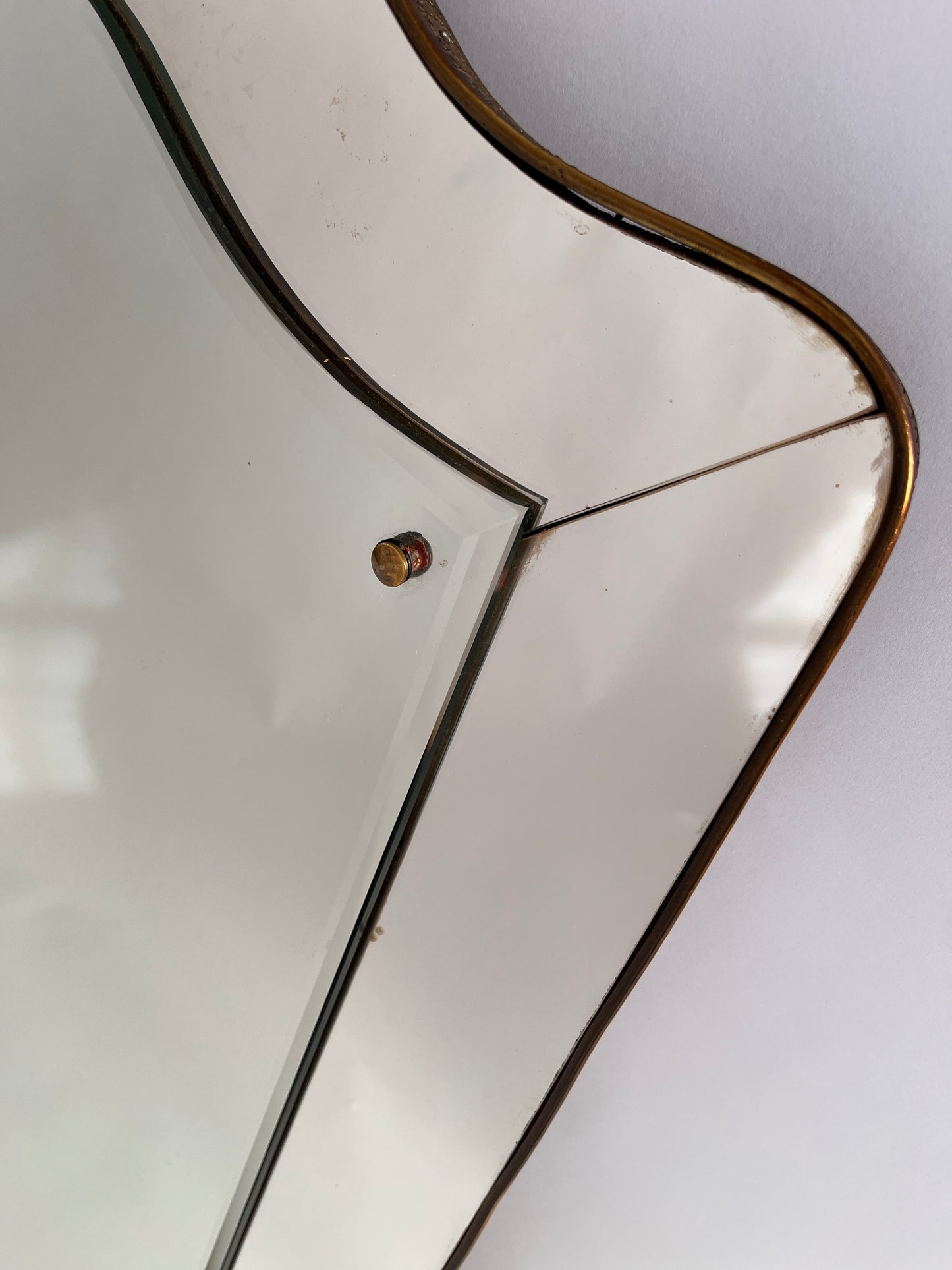 Large Mid-Century Italian Mirror