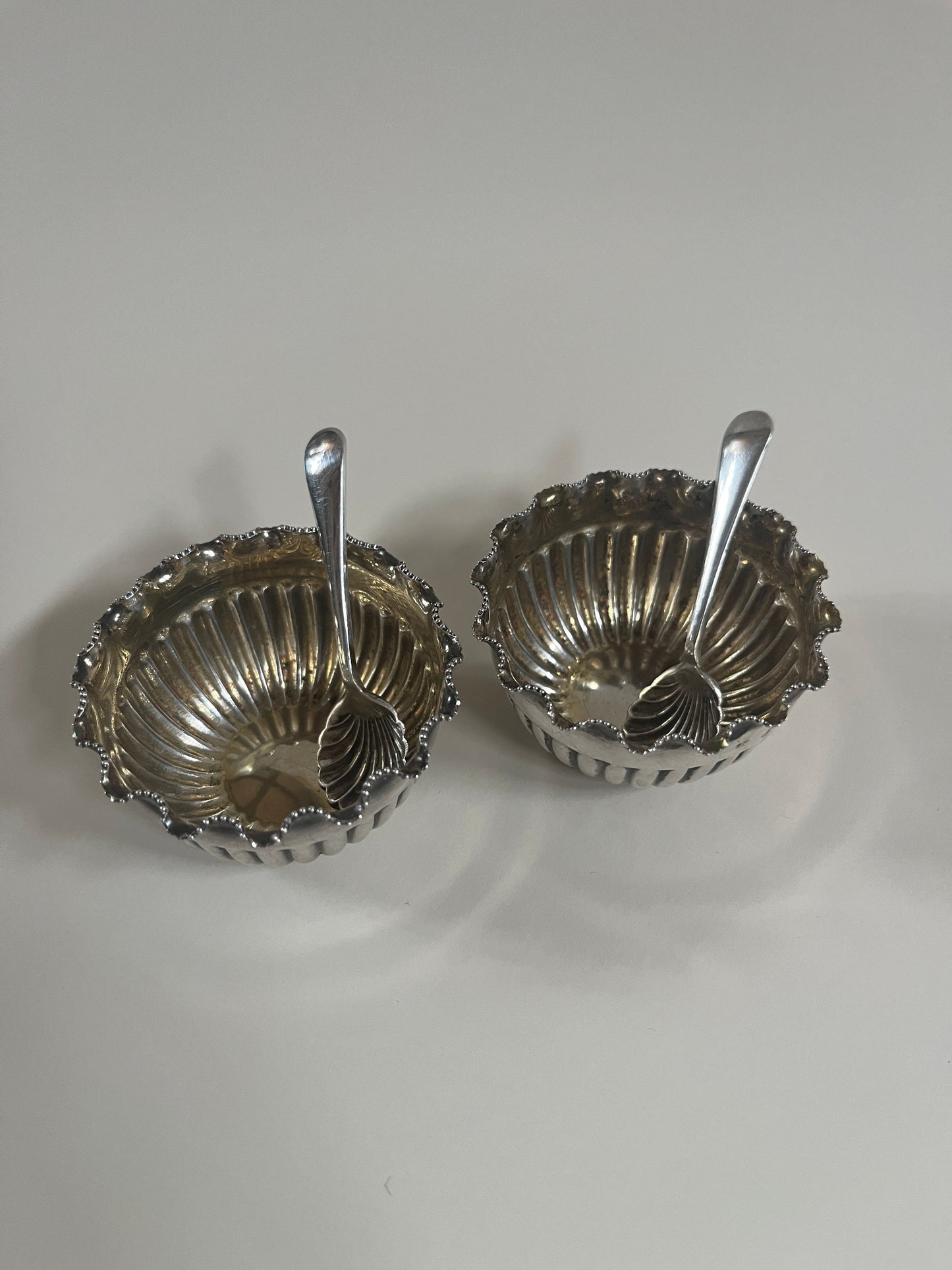 Pair of Silver Plate Salts by Mappin and Webb